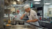 A chef in a Harrods kitchen