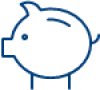 Piggy bank icon