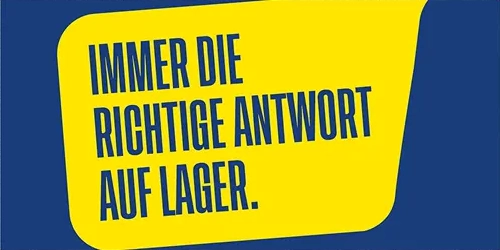 Immer die richtige Antwort auf Lager.