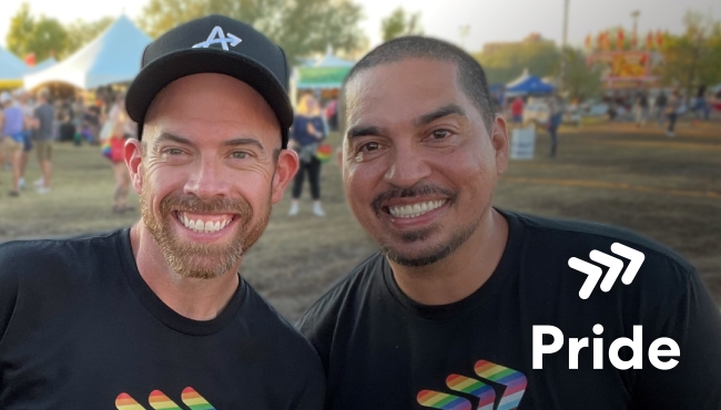 Group of people smiling