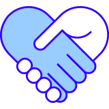 icon of holding hands