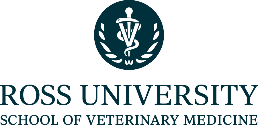 logo of ross university school of veterinary medicine brand