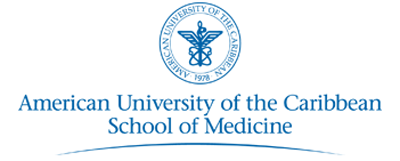 logo of american university of the caribbean school of medicine brand