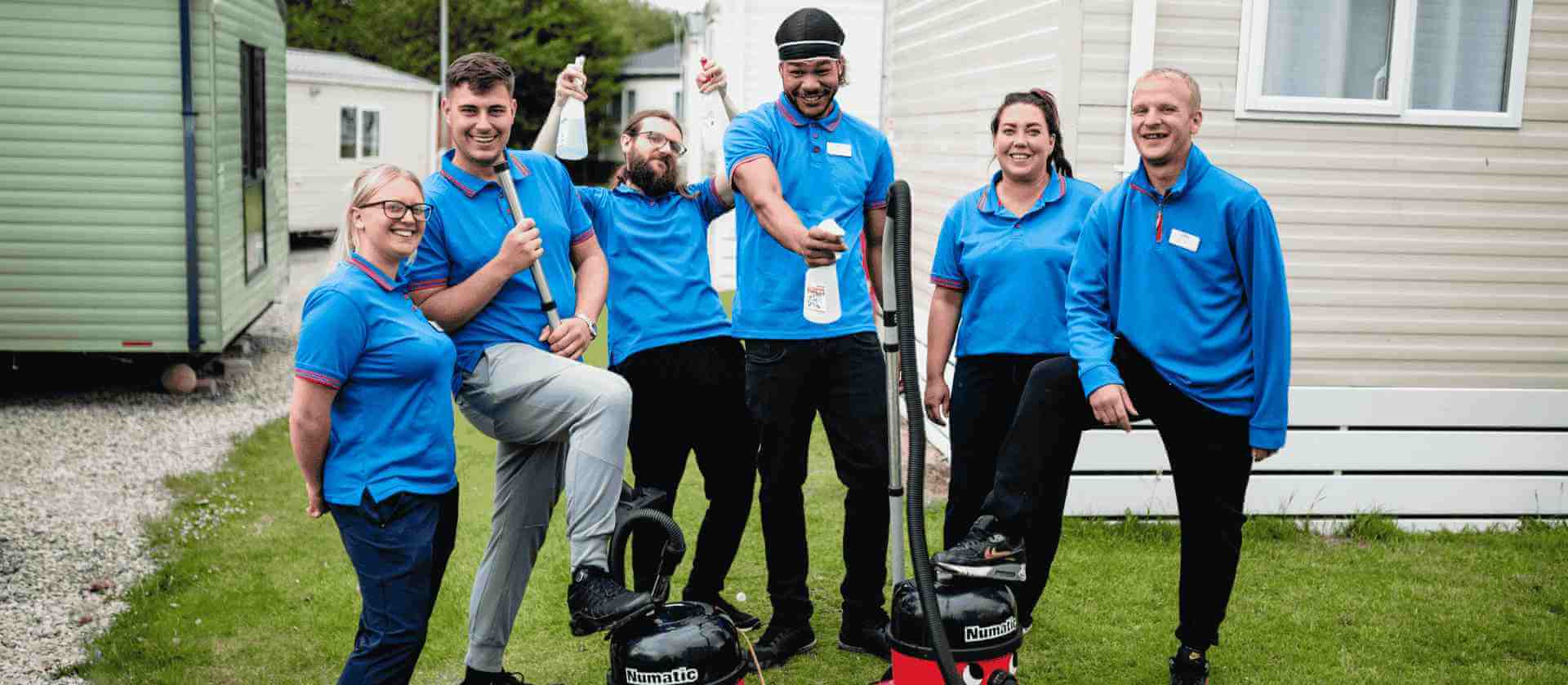 Image of a group of cleaners on park