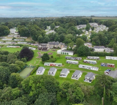 Bideford Bay Holiday Park drone shot