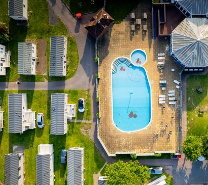 Cherry Tree Holiday Park drone shot