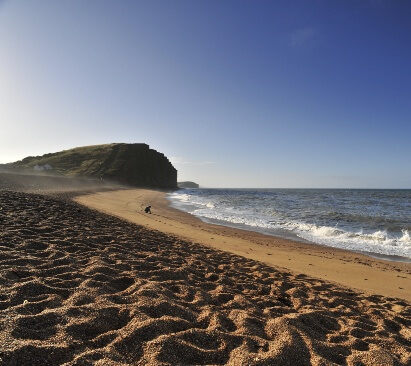 image of an empty beach