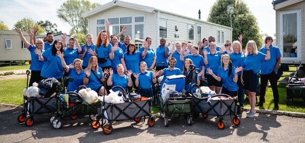 image of a housekeeping team in a group photo