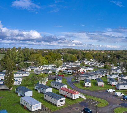 Drone image of Weeley Bridge