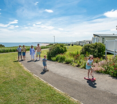 Drone footage of Crimdon Dene Holiday Park