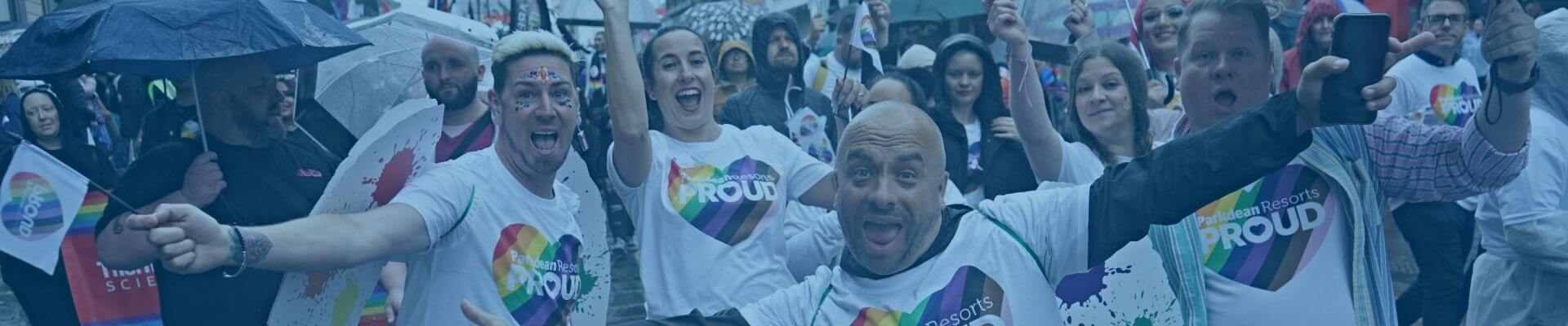 Image of a group of people at Northern Pride Parade