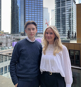 Praktikumsbericht von Franziska Schreider and Tim Weber (Frankfurt)