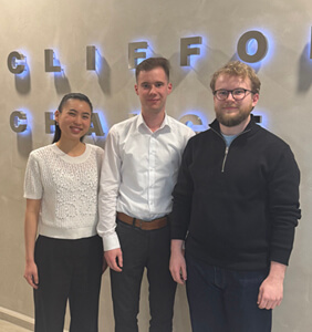 Praktikumsbericht von Lennart Martens, Dan Linh Hoang and Max Mauderer (München)