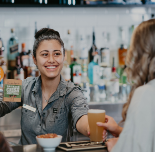 women drinking and having fun