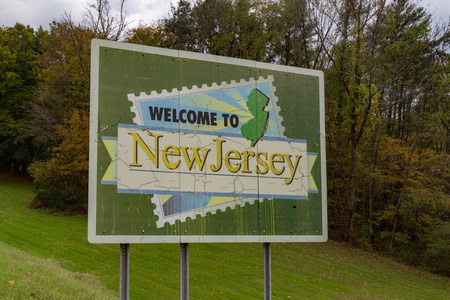 Welcome to New Jersey Sign