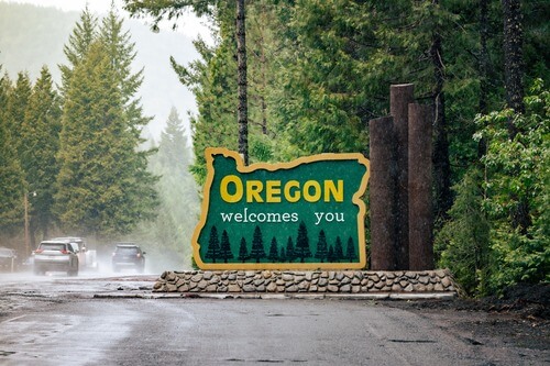 Welcome to Oregon Sign