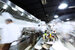 modern kitchen and busy chefs working a senior living community kitchen 