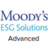 MOODY'S ESG solutions advanced logo