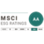 MSCI ESG ratings AA logo