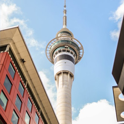 Sky tower in Auckland