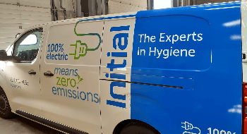 One of Initial's electric vans