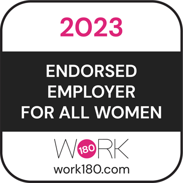 2023 Endorsed employer for all women from work180.com