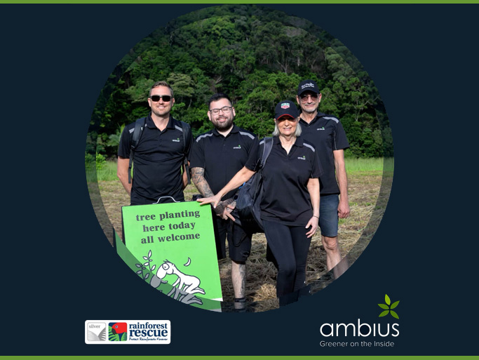Ambius colleagues supporting Rainforest Rescue