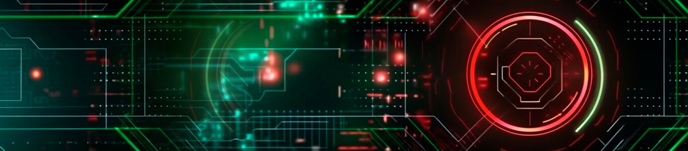 Abstract computer circuit illustration