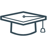 mortarboard icon