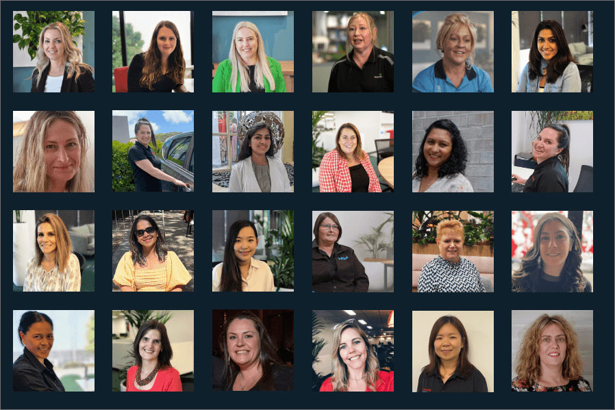 Collage of Rentokil Initial Pacific female colleagues