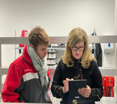 Rentokil Specialist Hygiene Technician Training on the job