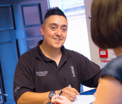 Initial Medical Service Driver with Customer
