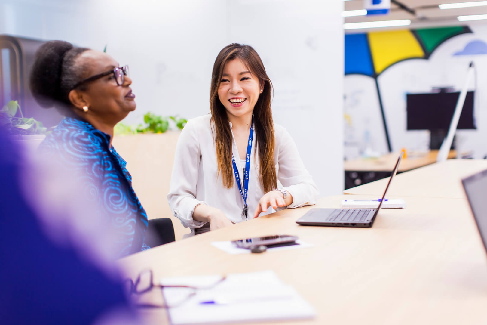 employees from the IT and change department