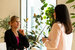 two insurance sales professionals having a conversation