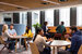 image of glasgow office with L&G colleagues sitting around desks 