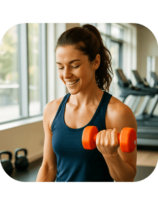 Rabatt für das Fitnessstudio