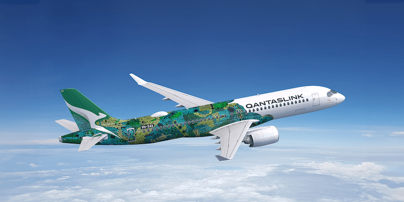 Qantas Maringka designed A220 plane