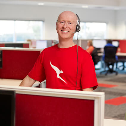 A member of our call centre team in Hobart