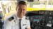 Qantas Boeing 737 Captain in flightdeck