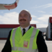 Airport Customer Service Agent on tarmac