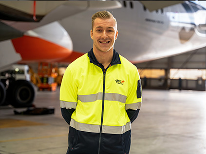 a image of a Qantas plane