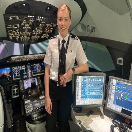 pilot and co-pilot on the cockpit