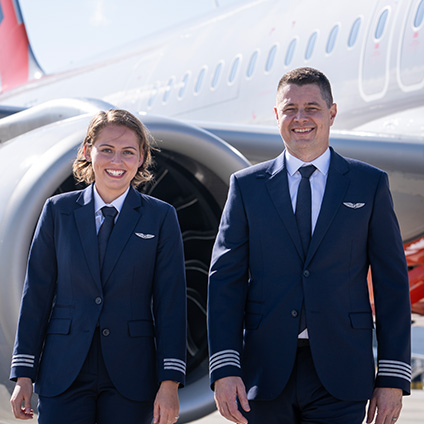 pilot and co-pilot on the cockpit