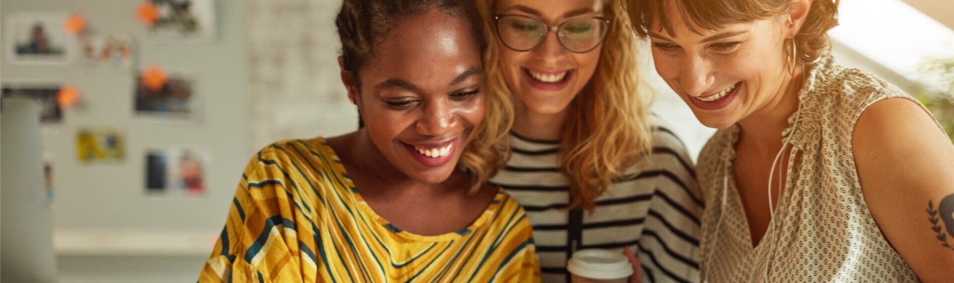 Image of three women smiling 