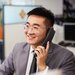 sales person on phone