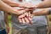 image of hands over each other 