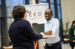 image of two accor employees talking to each other 