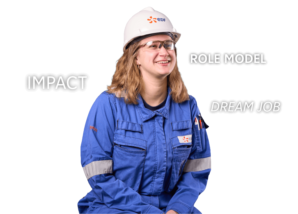 Female apprentice in PPE