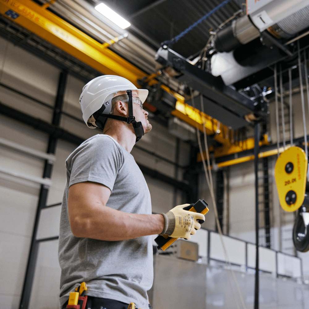  a man with a vr helment on his head