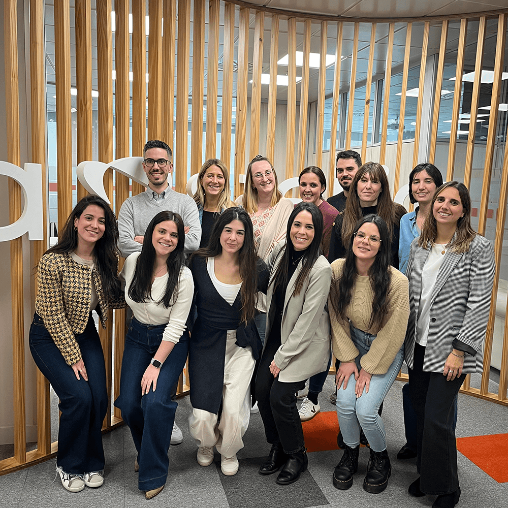 Fotografía del equipo de selección de personal